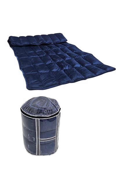 smart home Luxury single bed sheet 190 x 90 x 6 cm - soft polyester fabric with 100% natural cotton filling with a transparent bag