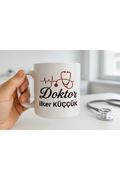 semoş kozmetik Doktor Temalı Süblimasyon Kupa Baskı Hediylik kupa