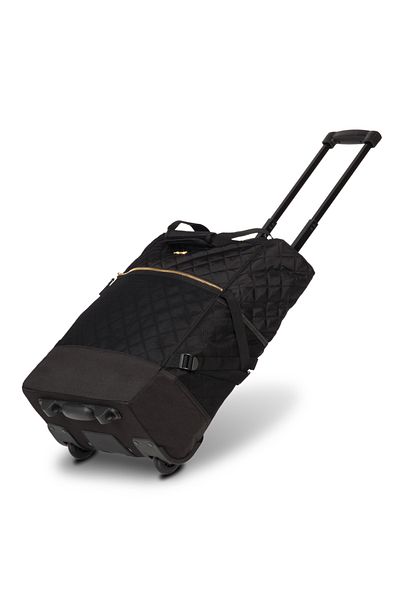 Punta Shopping Bag With Rollers, F10422, 50 X 34 X 21 Cm, 33 L, Black