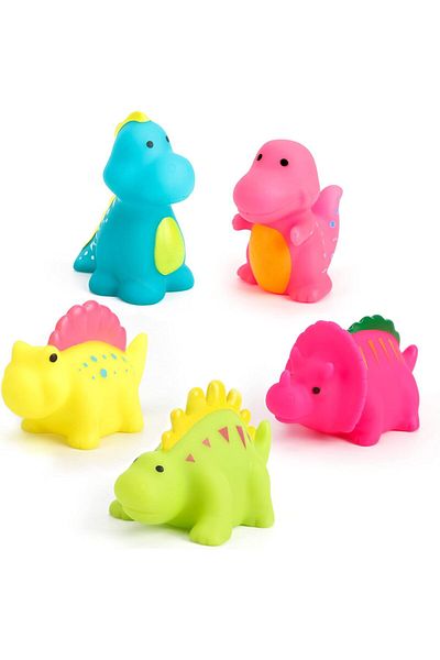 Moon Animal Bath Toys – Mini Dinosaur Toys Set for Toddlers - Dino