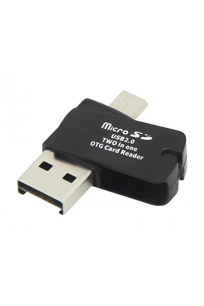 Blow Cititor de carduri 2in1, Blow, Micro SD, USB 1.0/2.0, Negru