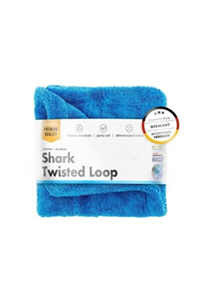 Chemicalworkz Prosop Shark Twisted Loop, 1400 g/m², albastru, 40x40 cm