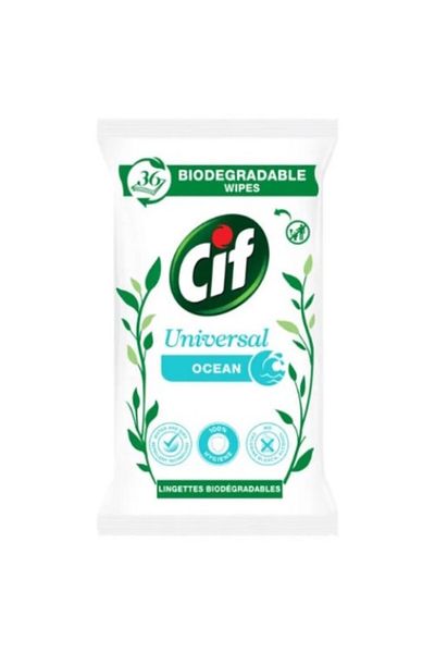 Cif Universal wet wipes, Cif, Ocean, 36 pieces