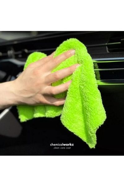 Chemicalworkz Edgeless Plush Towel 600GSM, 40×40cm Green