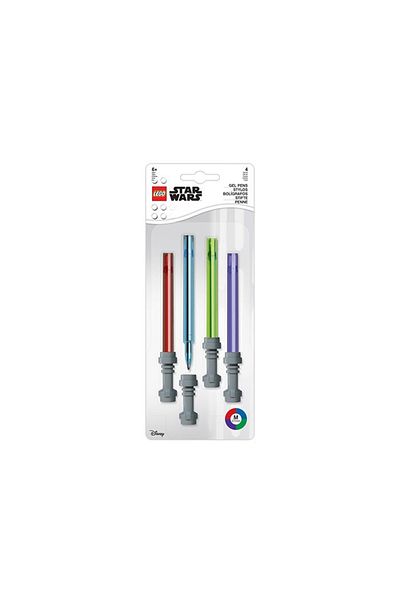 LEGO Set of 4 LEGO Star Wars Lightsaber colored gel pens