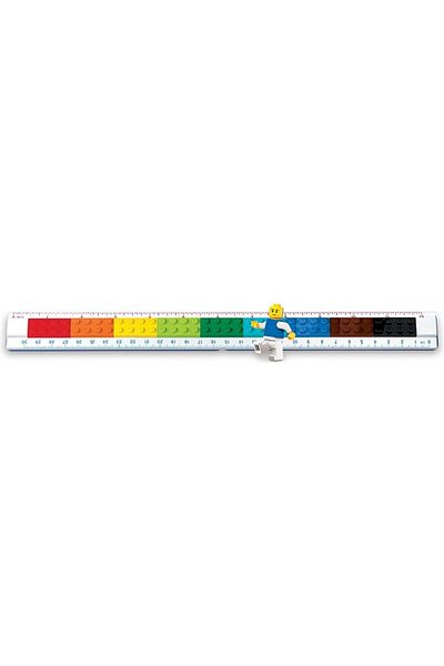LEGO LEGO minifigure buildable ruler
