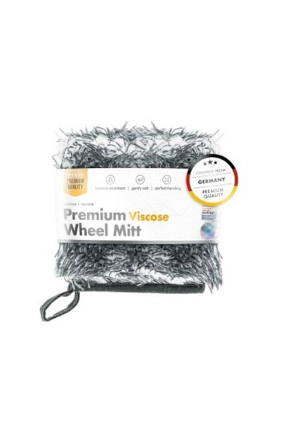 Chemicalworkz Mănușă de curățat roți din microfibră 1400 g/m², 15x15 cm, gri