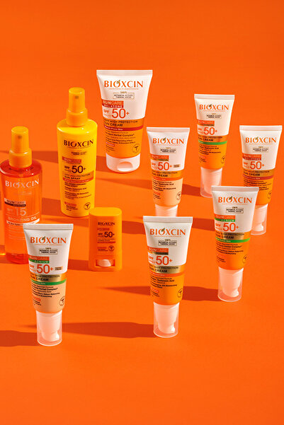 Bioxcin Sun Care Spf50 Very High Protection Sun Cream 50 ml Dry/Normal Skin-Collagen Hyaluronic Acid 3 Pcs