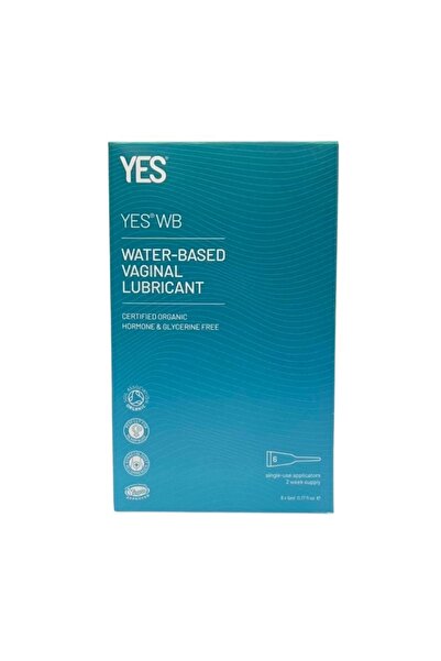 YES Lubrifiant intim certificat organic pe baza de apa cu aplicator, 6x5ml - YES