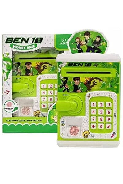 rexa خزنة إلكترونية برقم سري من بن تن، بصمة الإصبع، حصالة نقود آلية للأطفال