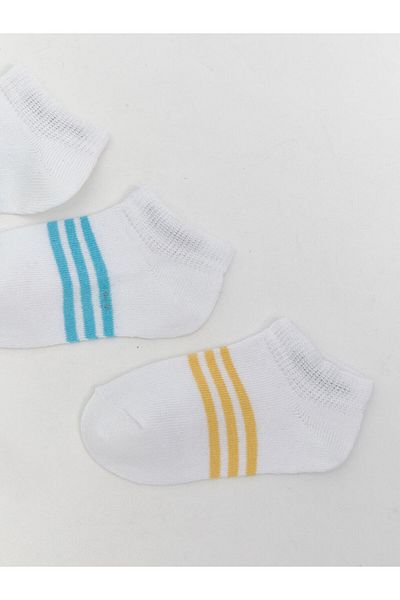 LC Waikiki New Season Striped Boy's Booties Socks 3-Piece - S5M867Z1