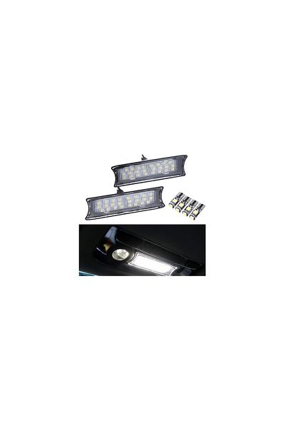 AUTOREY Set of 2 LED Ceiling Lights Front and Rear dedicated to BMW E90 E91 E92 + 4 T10 LED Bulbs