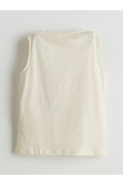 LC Waikiki Νέα σεζόν Crew Neck Printed Boys Singlet - S5GV06Z1
