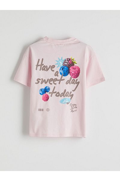 LC Waikiki Νέα σεζόν Crew Neck Girl's Tisort - S5Q619Z4