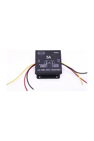 AUTOREY 24v to 12v 5 Amp Converter for Trucks, Cars, Trailers, Equipment, Voltage Reducer