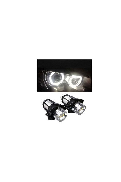 AUTOREY Set of 2 Led Marker Angel Eyes Bulbs 20W DRL Canbus Compatible BMW E90 E91 Non-facelift 2005-08