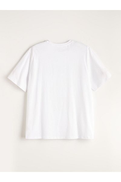 LC Waikiki New Season Crew Neck εμπριμέ χτενισμένο βαμβακερό ανδρικό Tisort - S5NP91Z8