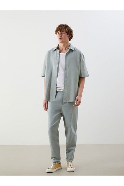 LC Waikiki Comfortable Linen Look Men's Shirt