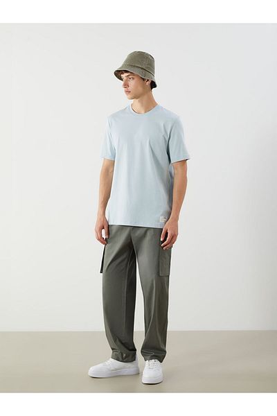 LC Waikiki Tricou pentru bărbați din bumbac pieptănat cu gât crew New Season - S5N342Z8
