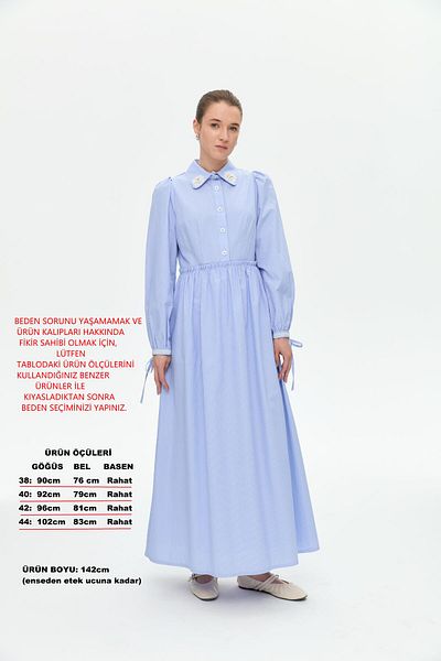 Doque Rochie Hijab de vară pentru femei Țesătură de bumbac Young Sport Model 63039