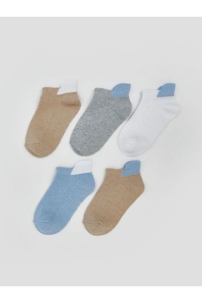 LC Waikiki Mixed Boy's Booties Socks 5-Piece