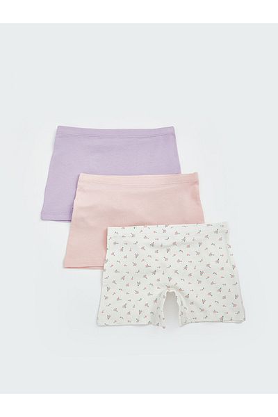 LC Waikiki New Season Combed Cotton Girls Boxer 3 τεμαχίων - S5FI66Z1