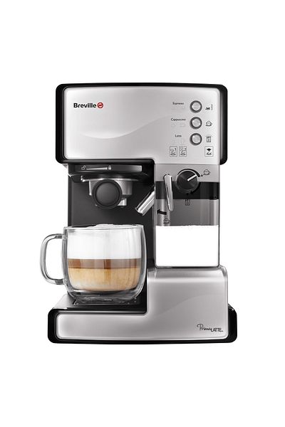 Breville Prima Latte Manual Milk Frother Silver