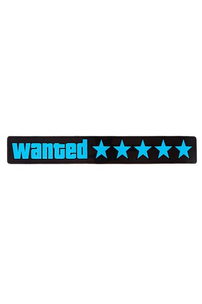 AUTOREY Electric LED Auto Sticker, Wanted, Blue Color for Windshield, Rear Window, Side Windows AutoREY®