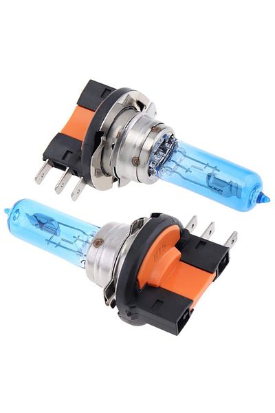 AUTOREY Set of 2 Halogen bulbs H15 12V with 55w 5000k