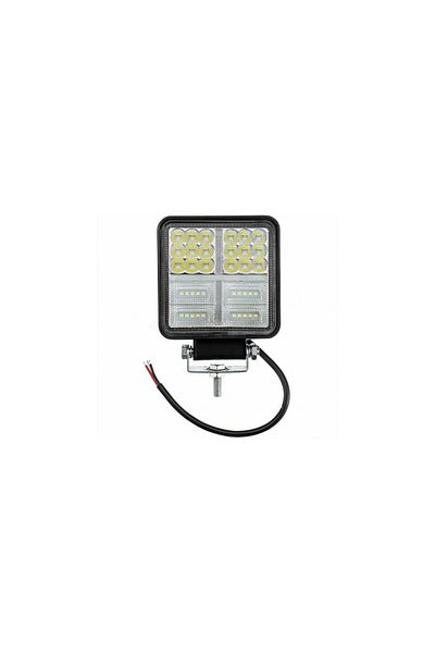 AUTOREY Strobe Led Lamp Bicolor White and Yellow 108W Projector 12V 24V