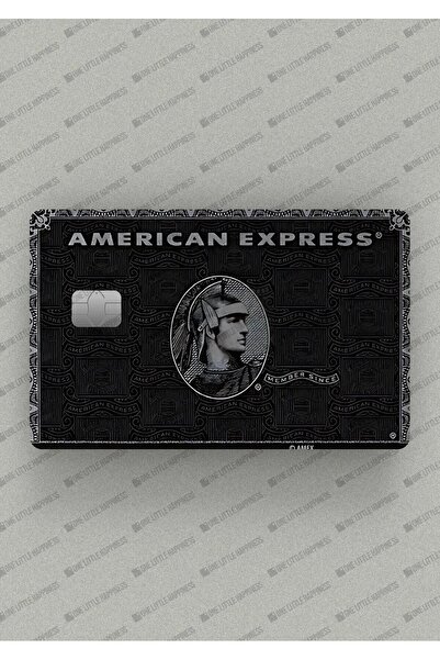 One Little Happiness American Express Black Kredi Kartı & Akbil Sticker Kaplama
