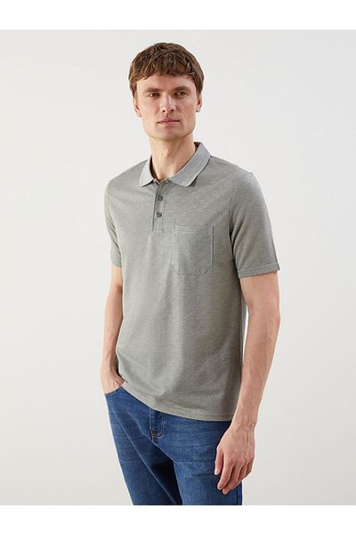 LC Waikiki Νέα σεζόν Polo Collar Short Sleeve Ανδρικό Tisort - S5FB96Z8