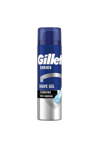 Gillette Gillette Series Men's Shaving Gel with Cleansing Effect with Charcoal, 200 ml