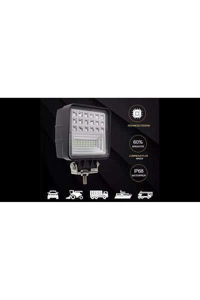 AUTOREY LED Floodlight Auto 126W Offroad ATV SUV Tractor Truck Platform Equipment Work Light