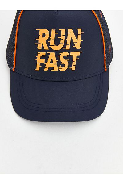 LC Waikiki New Season Letter Printed Mesh Detailed Boy's Cap - S5Di42Z4