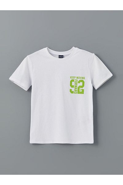 LC Waikiki Νέα σεζόν Crew Neck Boy's Tisort - S5J047Z4