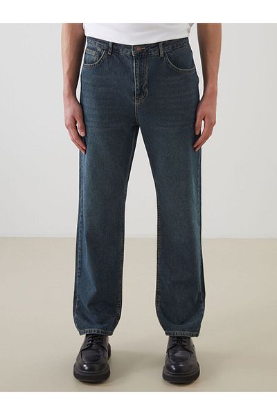 LC Waikiki Jeans Green Loose Fit Men's Jean Pants