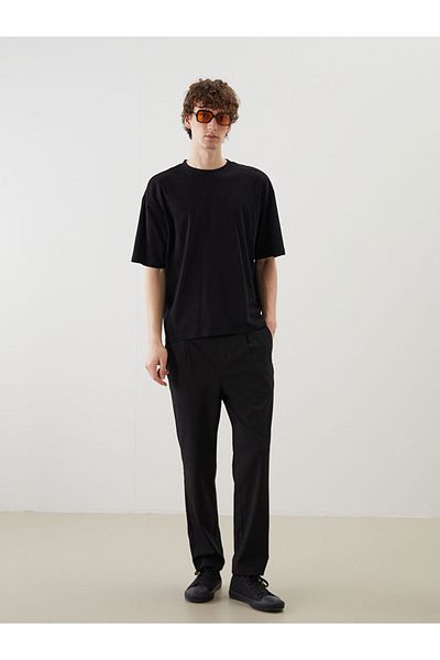 LC Waikiki New Season Crew Neck Combed Cotton Ανδρικό Tisort - S5EJ67Z8
