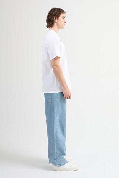 JUD Ricardo 84002 Oversize White Men's Basic T-Shirt