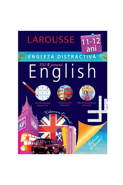 Meteor Press Larousse. Engleza distractiva 11-12 ani