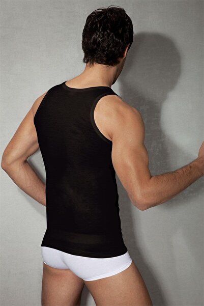 NazikEndam Ανδρικό μπλουζάκι Dore anse 100% βαμβακερό με βαθύ στρογγυλό λαιμό 2005