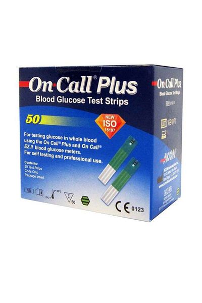 On Call plus 50-Piece Blood Glucose Test Strips