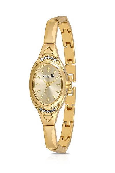 Polo Air Vintage Women's Wristwatch Gold Color Pl-1542B1X
