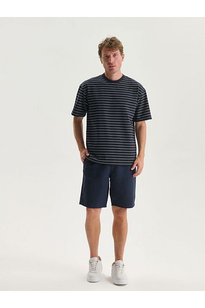 LC Waikiki New Season Crew Neck Striped Men's T-Shirt - S5N964Z8