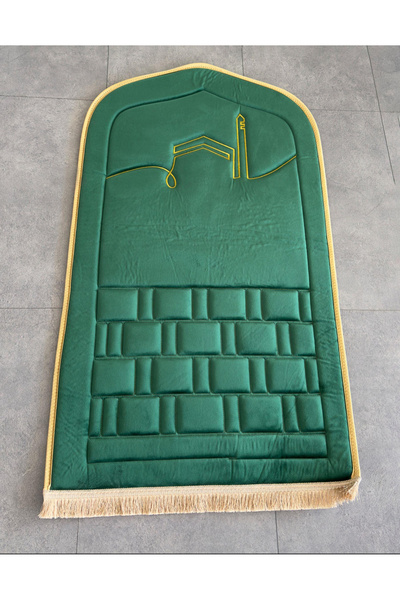 lüks home Kâbe Desenli Süngerli Ortopedik Seccade ( Diz Ağrıtmaz )