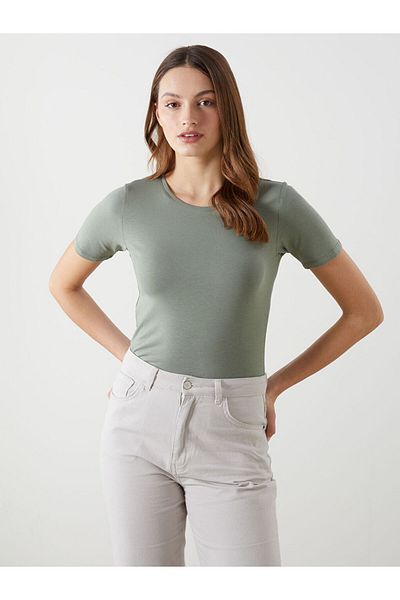 LC Waikiki Νέα σεζόν Crew Neck Γυναικείο Tisort - S58227Z8