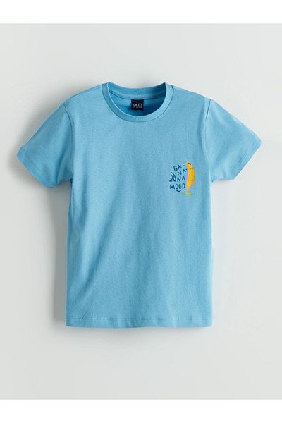 LC Waikiki Set pijamale pentru băiat cu gât crew pentru sezon nou - S5L925Z4
