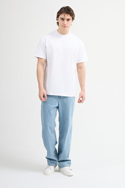 JUD Ricardo 84002 Oversize White Men's Basic T-Shirt