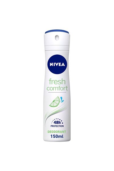 NIVEA NIVEA Fresh Comfort Antiperspirant Spray for Women, 48H Protection, 150ml