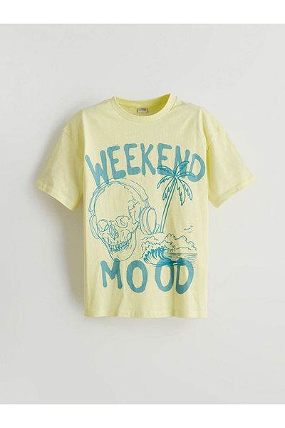 LC Waikiki Νέα σεζόν Crew Neck Boy's Tisort - S5EI08Z4